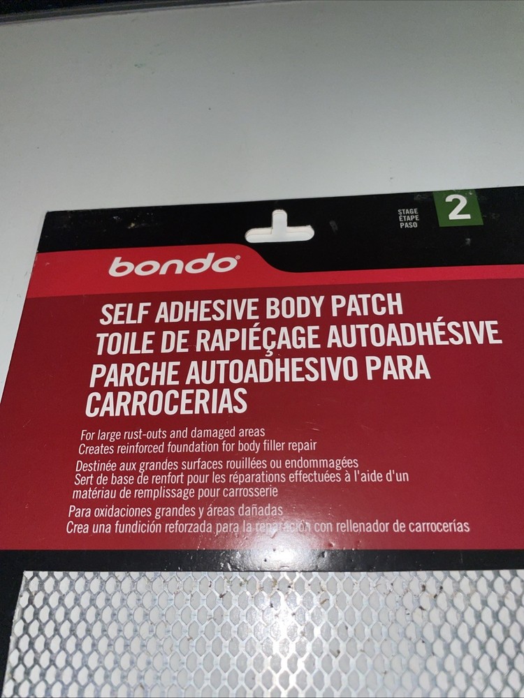3M Bondo SELF ADHESIVE BODY PATCH 932 STAGE-2 Reinforced Mesh Rust-Resistant