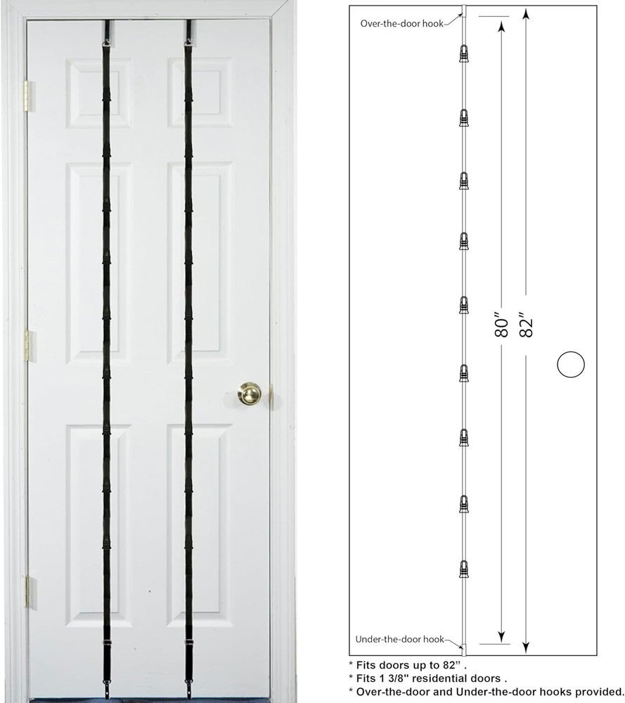 Innovative Hat Storage Rack – Adjustable Clips for 36 Caps, Easy Install, Black