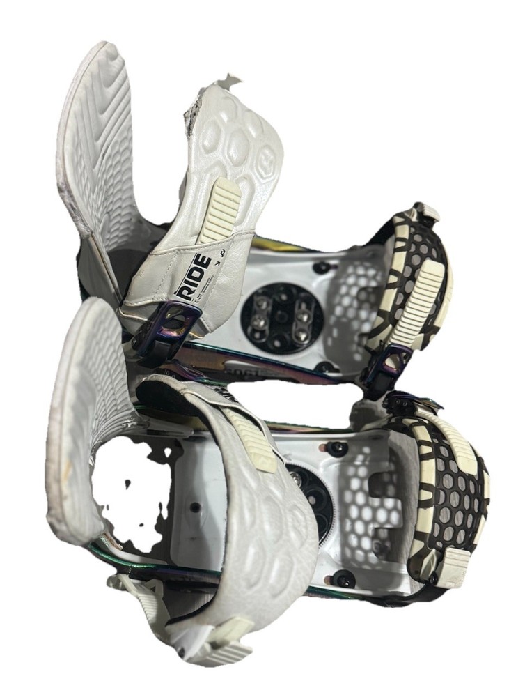 Ride El Hefe Snowboard Bindings White/multicolor