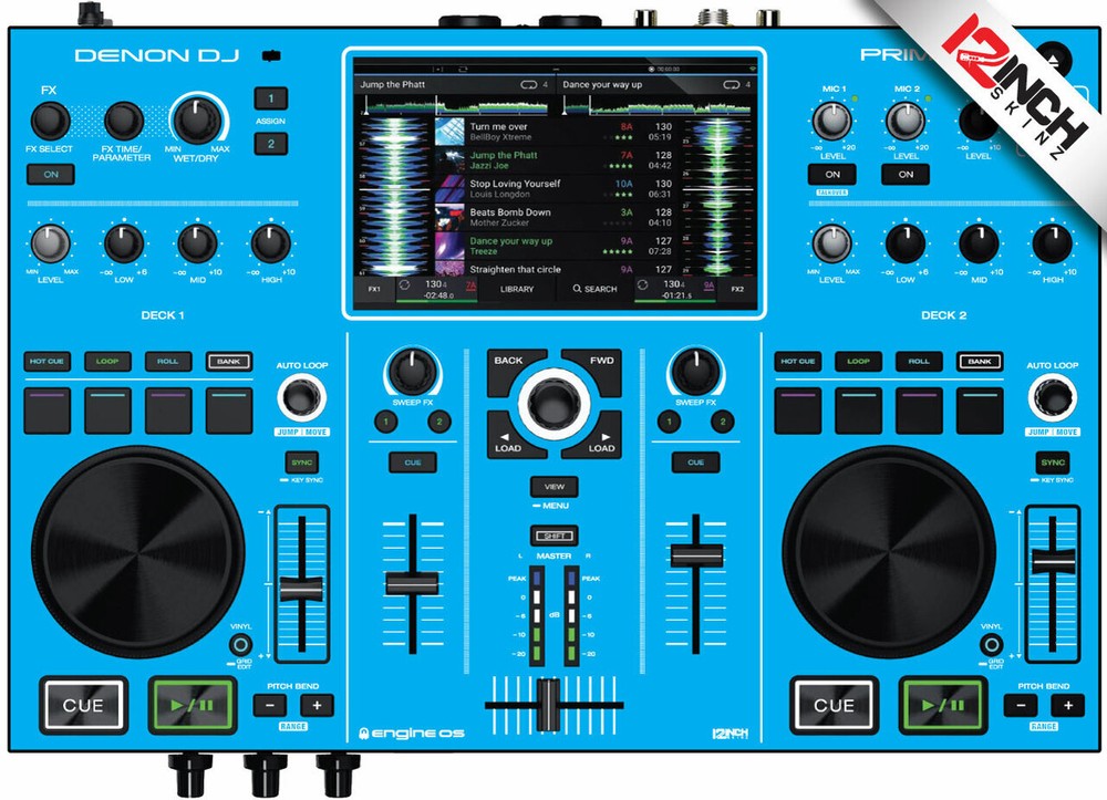 Denon Prime GO Skin - light blue