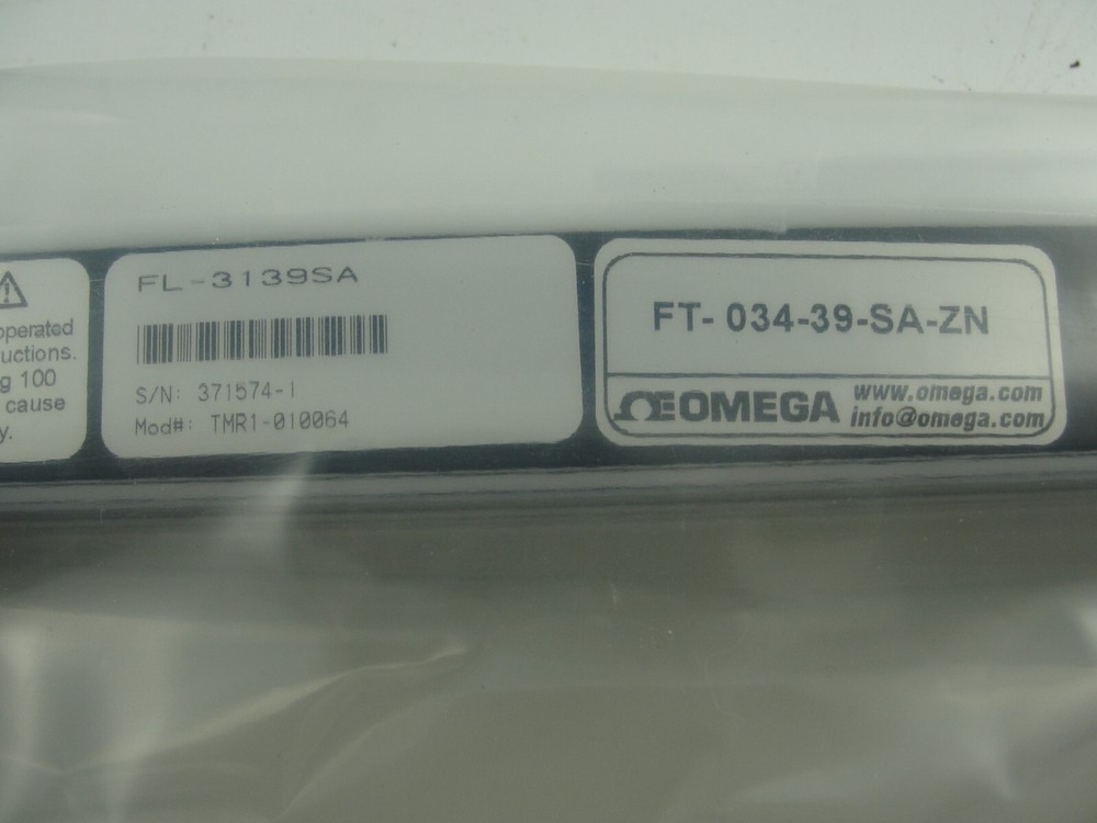 Omega FL-3139SA Variable Area Flow Meter