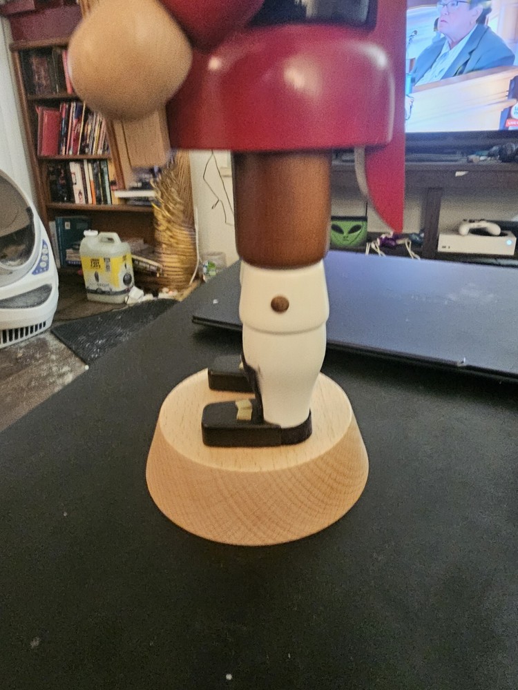 Straco GMBH Town Crier Nutcracker Rare Made in Germany- Missing Staff