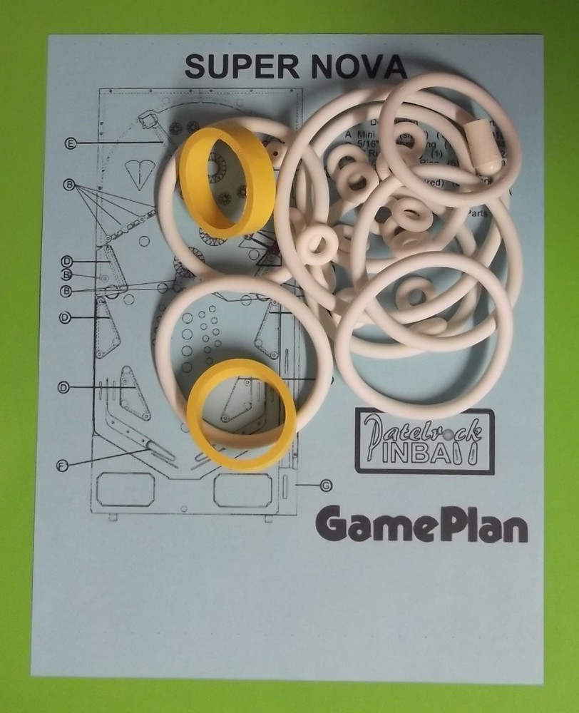 1980 Game Plan Super Nova pinball super kit