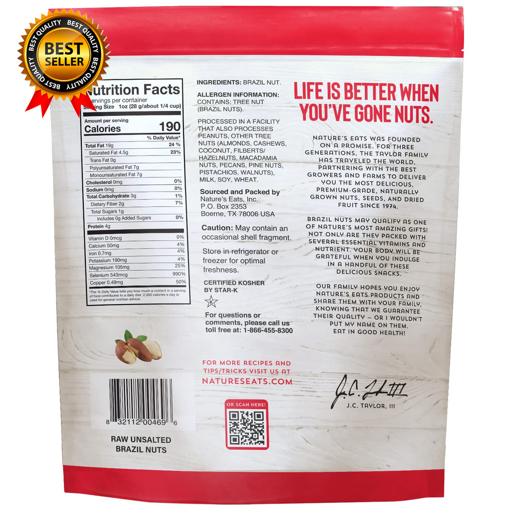 Brazil Nuts 8 Oz (Pack of 2)