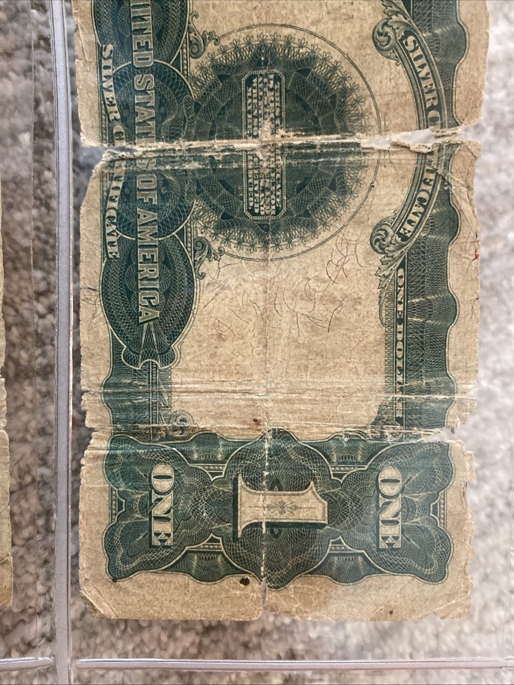 1899 $1 "Black Eagle" Silver Certificate, Circulated, Ungraded