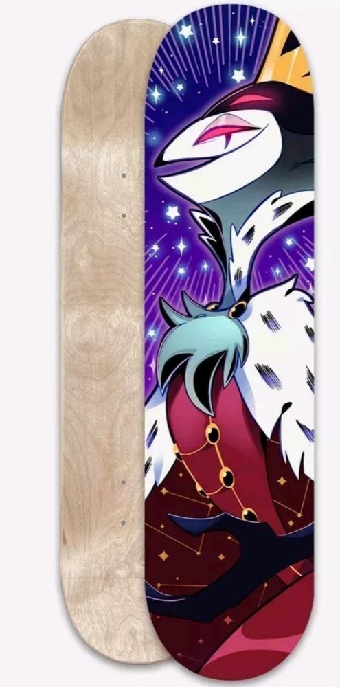 Helluva Boss Cosmic Space Stolas Skateboard Deck Vivziepop Limited Edition