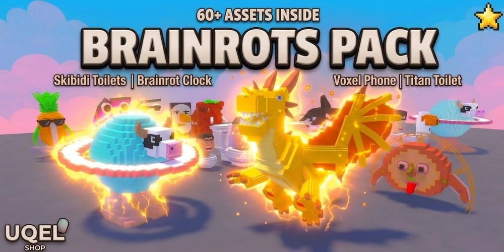 Roblox Medium Brainrot Models | Low Poly