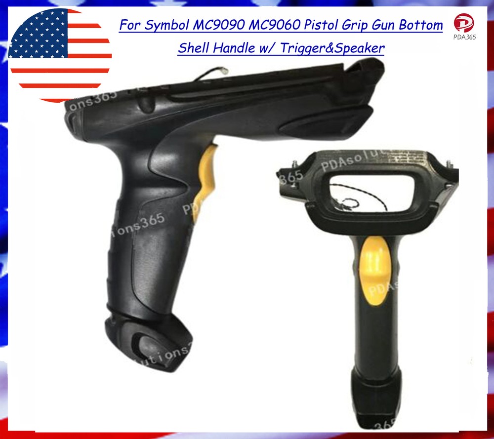 For Symbol MC9090 MC9060 Pistol Grip Gun Bottom Shell Handle w/ Trigger&Speaker