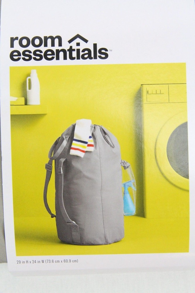 Room Essentials Polyester Backpack Laundry Bag 29 in H x 24 in W