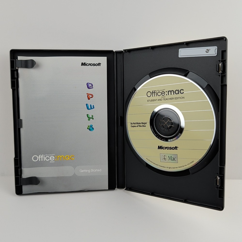 Microsoft Office Mac Student And Teacher Edition 2004 Word Powerpoint Excel