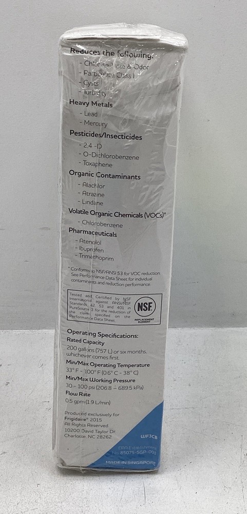 3 PACK Frigidaire WF3CB Refrigerator PureSource 3 Water & Ice Filter