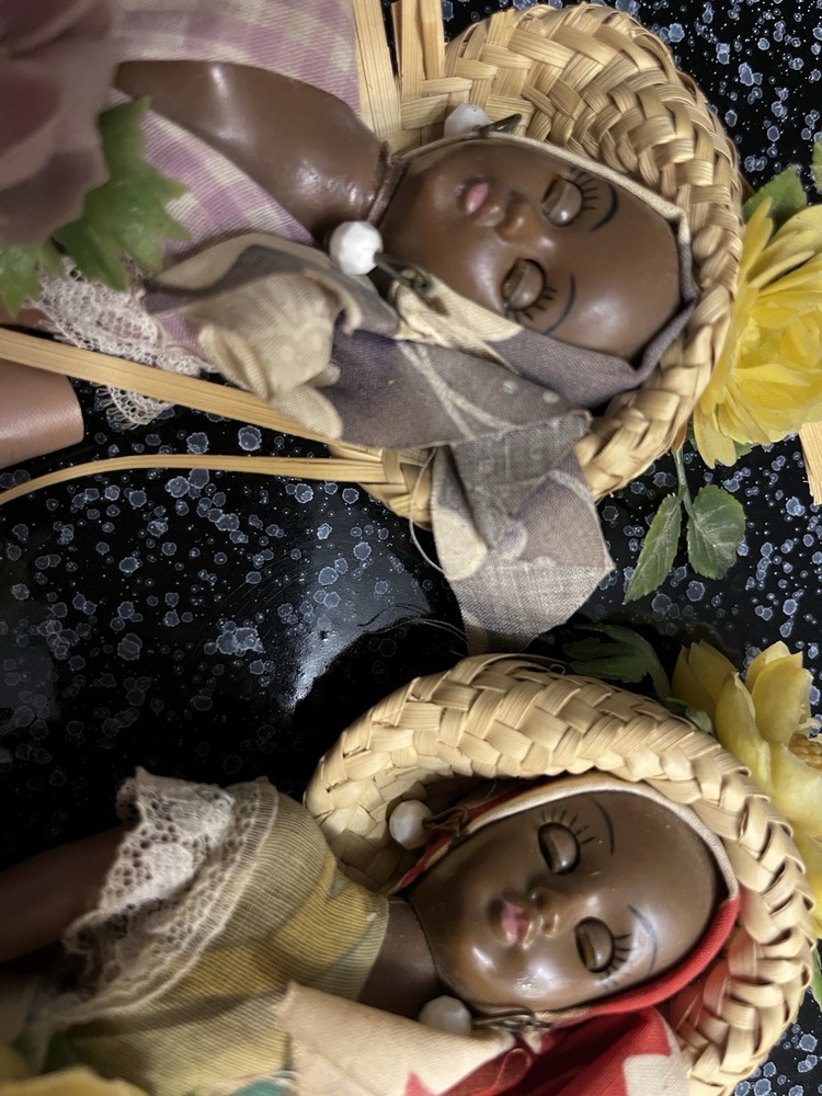 2 Pears craft dolls. Sleeping Eyes Dolls.