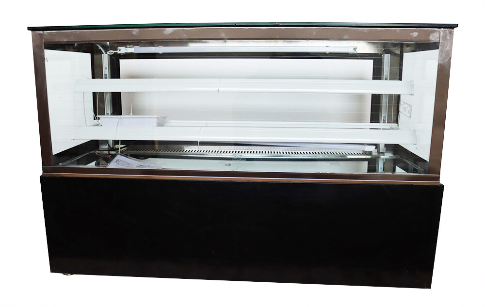 47''Countertop Refrigerators Cake Showcase Right Angle Cooling Display Case 220V