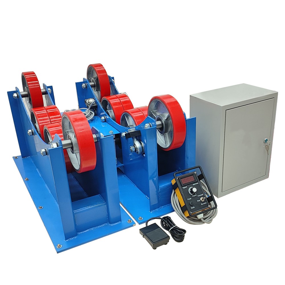 220V 3T Welding Turning Roller Rotating Adjustable Welding Roller Support Frame