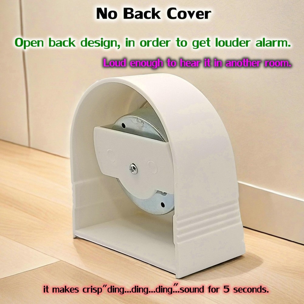 60 Minute Wind up Timer, Visual Mechanical Timer with Loud Alarm, Manual Countdo
