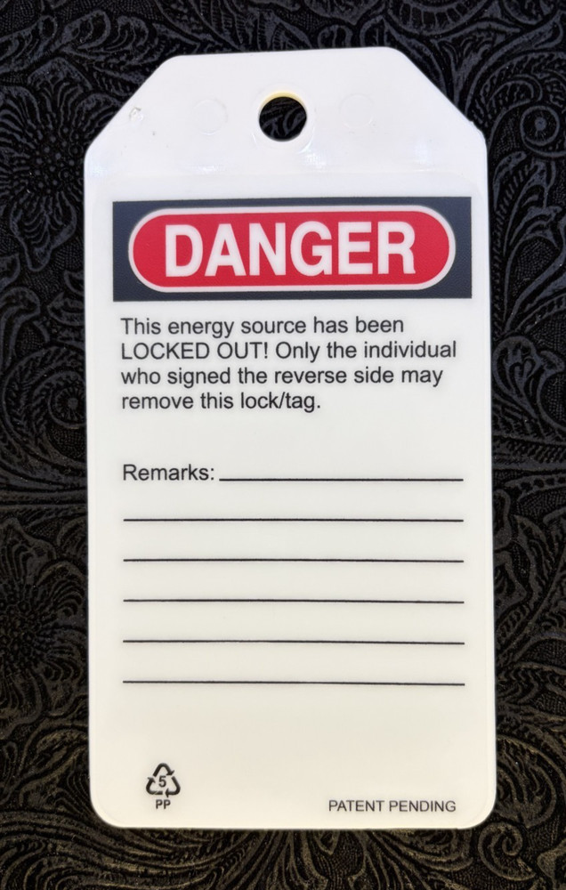 Master Lock S4002 Lock out Tags (Pack of 6)