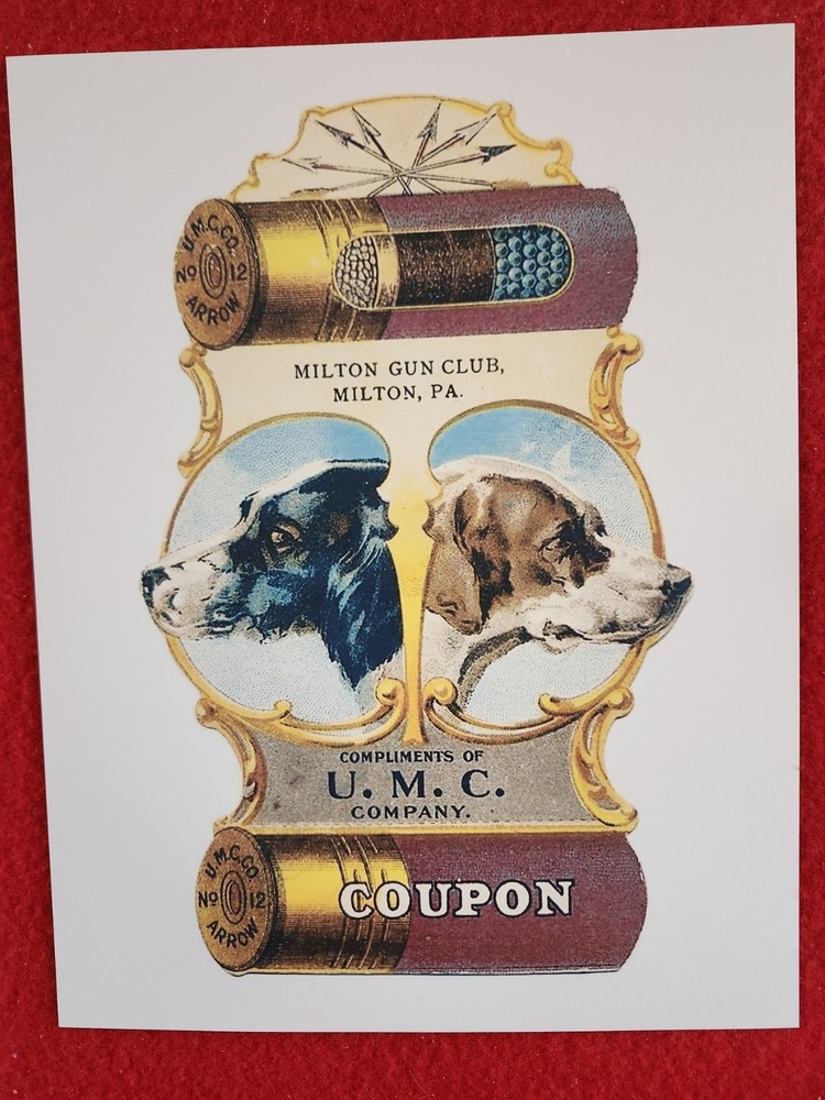 UMC Shotgun Shell Advertising Gun Advertising