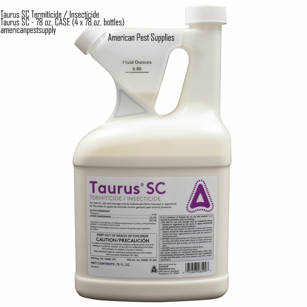 Taurus SC Termiticide 78 oz ( Case of 4 ) Generic Termidor Termite Control Spray