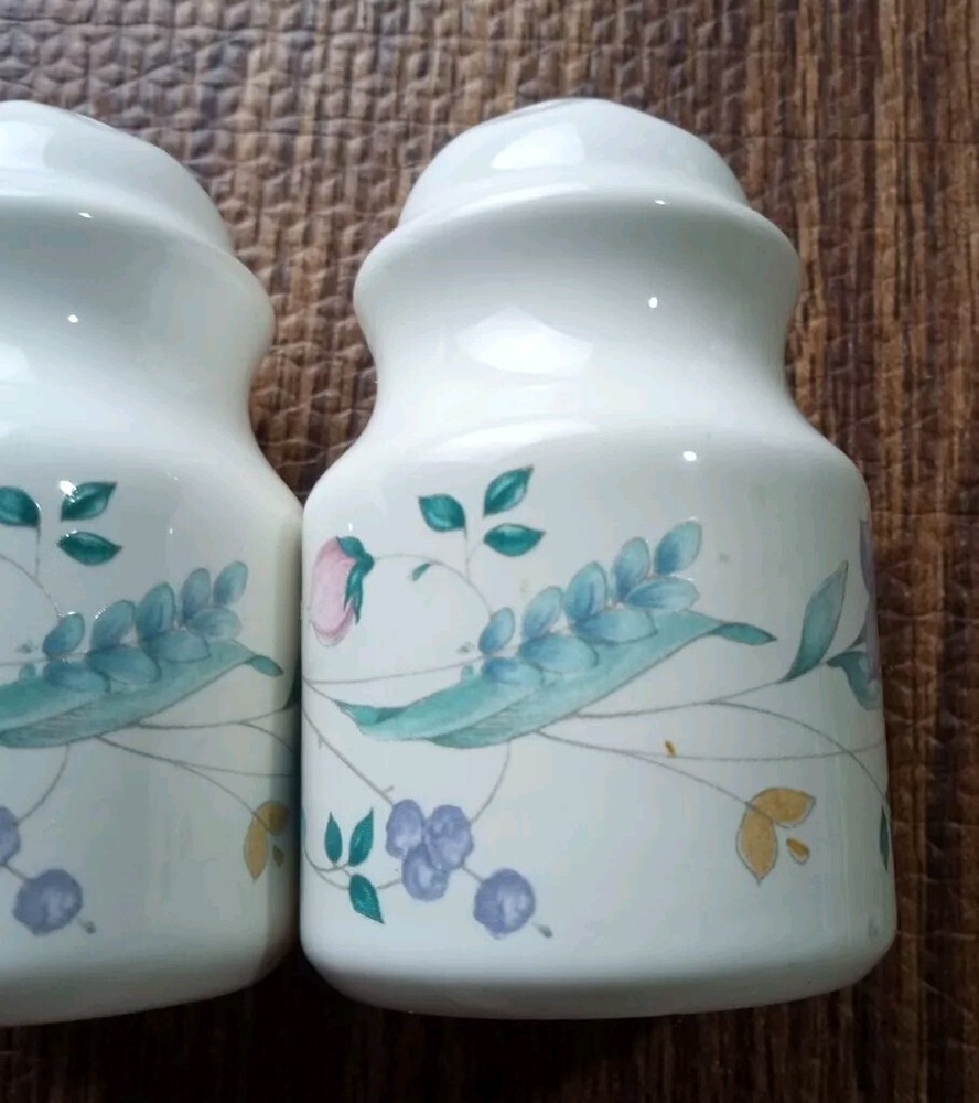 Pfaltzgraff APRIL Pattern Salt & Pepper Shakers Set 3.5"