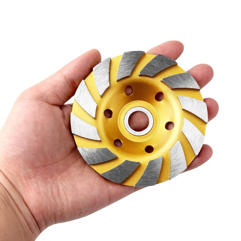 4in Angle Grinder Diamond Cup Wheel 12 Segs 2pk