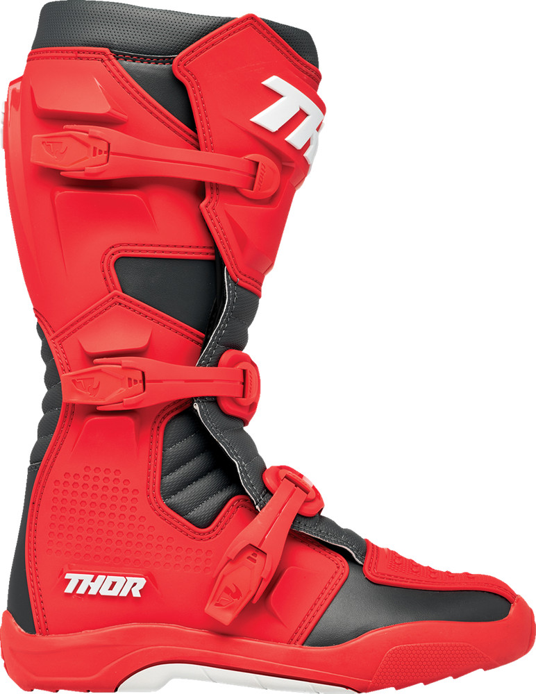 THOR Blitz XR Boots - Red/Charcoal - US 9 3410-3111