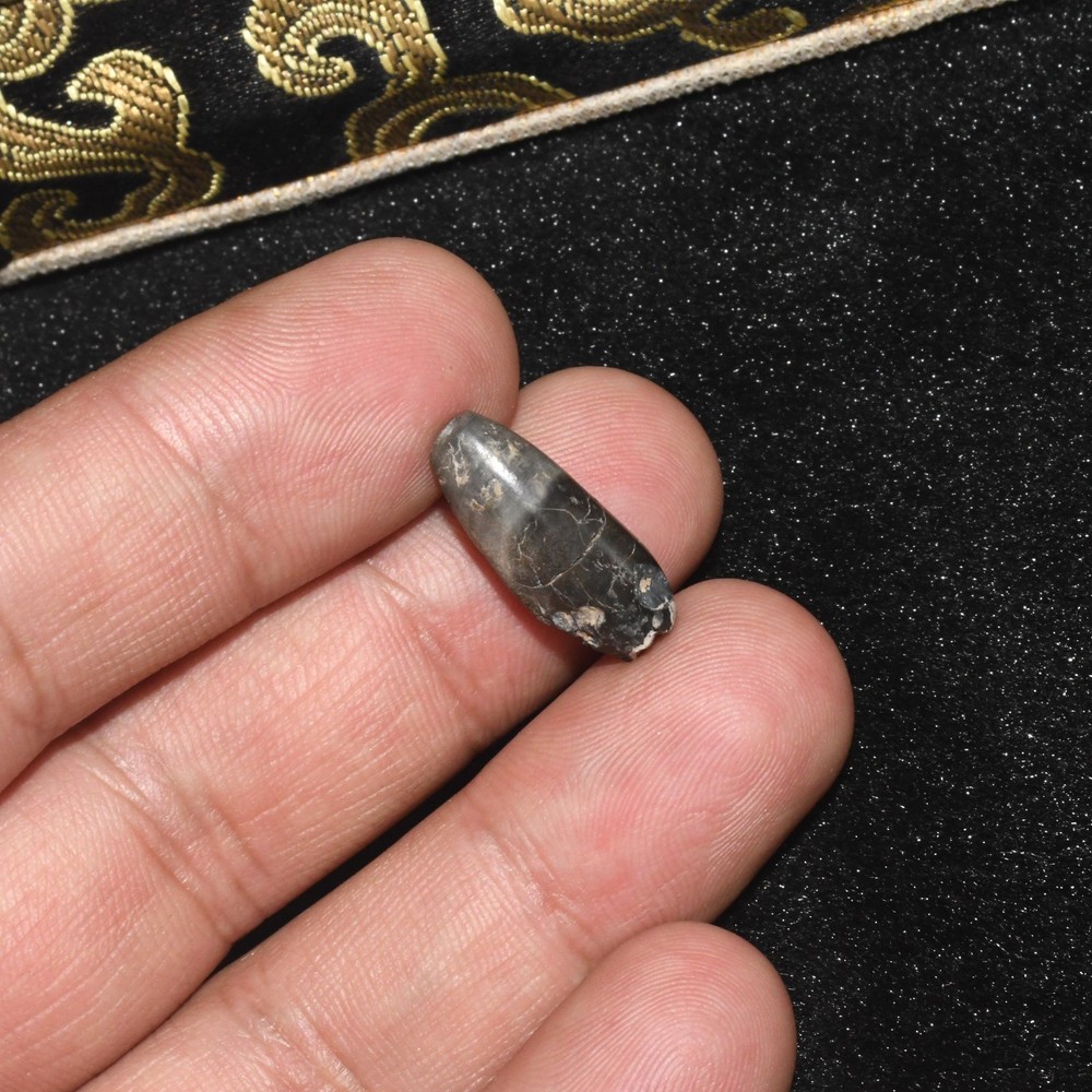 Rare Ancient Bactrian Banded Agate Stone Bead Amulet in good Condition
