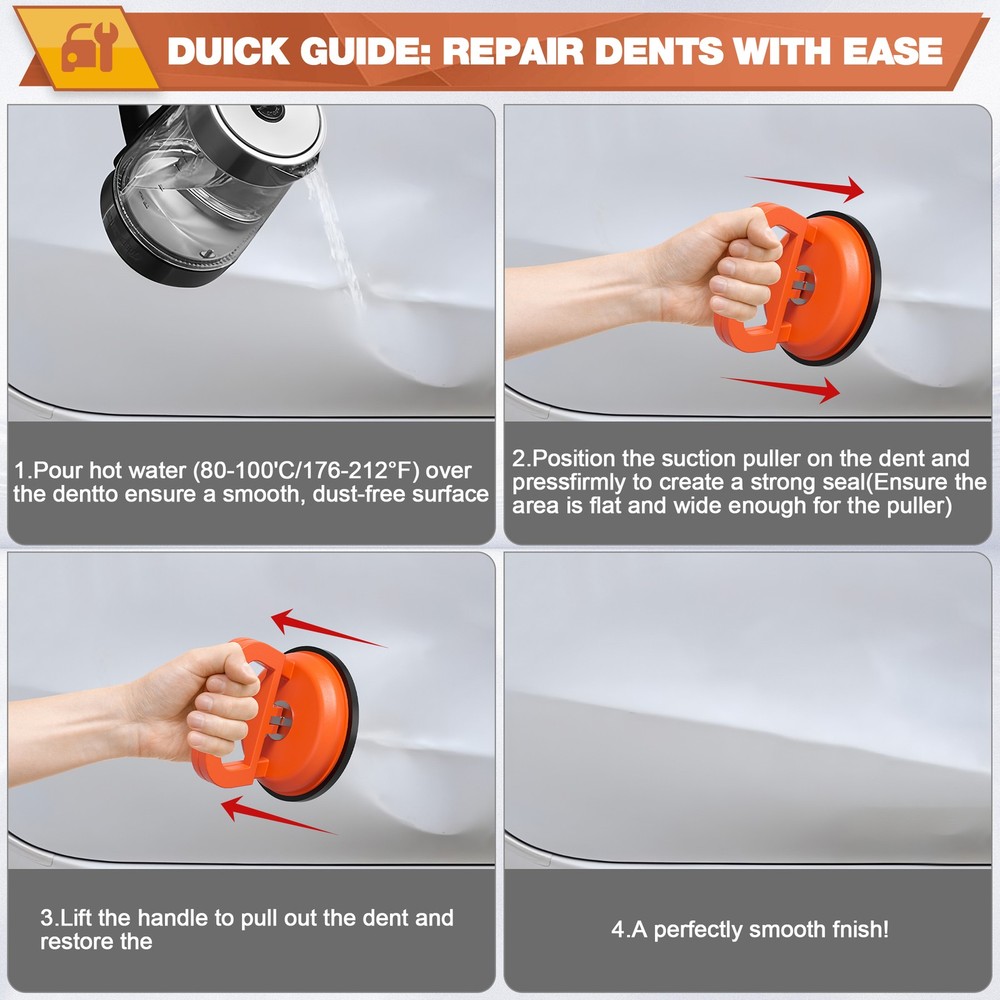 Car Bodywork Dent Repair Puller Pull Panel Ding Remover Sucker Suction Cup Tool