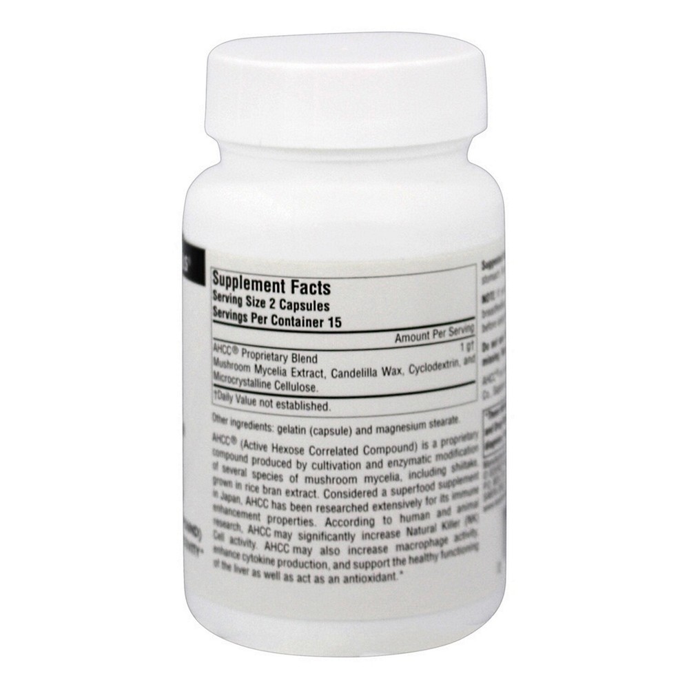 Source Naturals AHCC 500mg, 30 Capsules