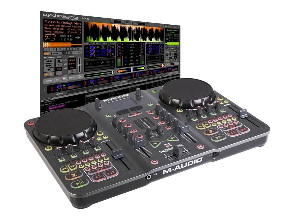 M-Audio torq Xponent Advanced DJ 2-Channel Mixer Controller Confirmed Operation