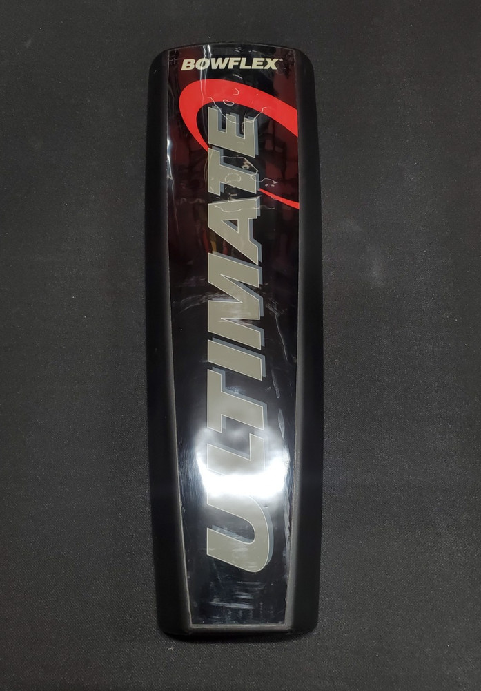 Bowflex Ultimate Bench Vertical Replacement Nameplate Placard w/ Hardware OEM
