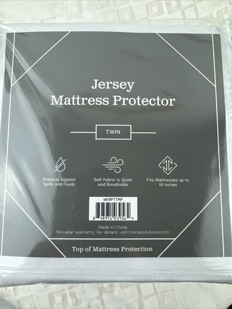 Jersey Mattress Protector Size Twin