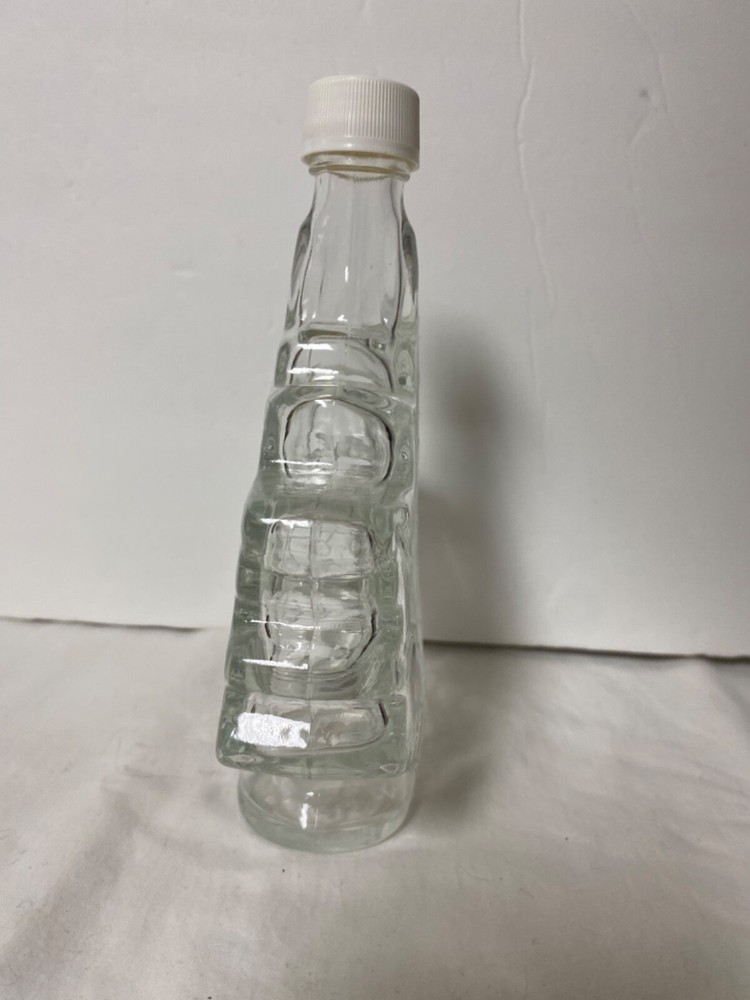 Maple Leaf Shaped Bottle Glass Syrup Empty Bottle with White Lid