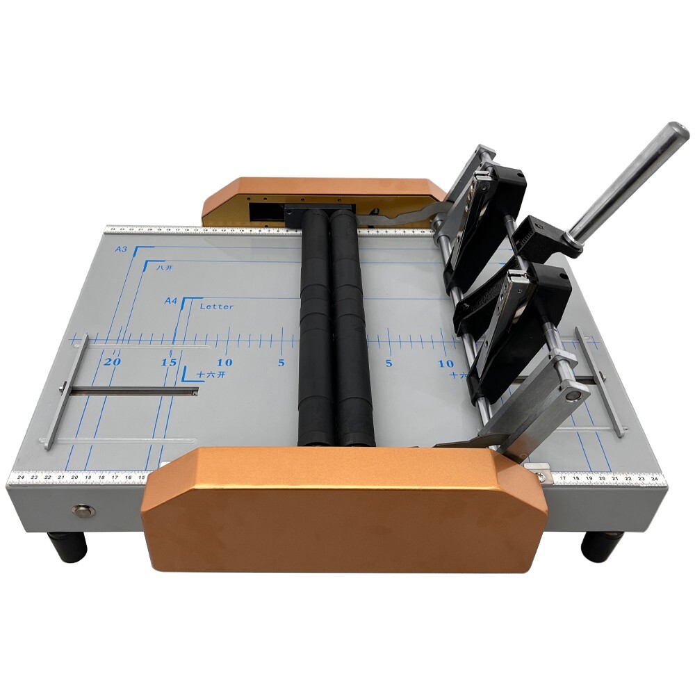 A3 Electric Binding Machine Horse-riding Nail Flat Stitching Automatic Folding