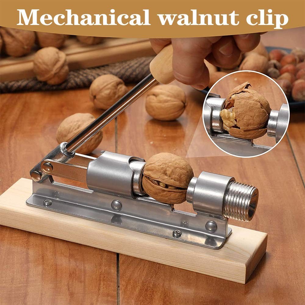 Heavy Duty Nutcracker Tool for Pecan, Walnut, Almond, Hazelnut & Chestnut