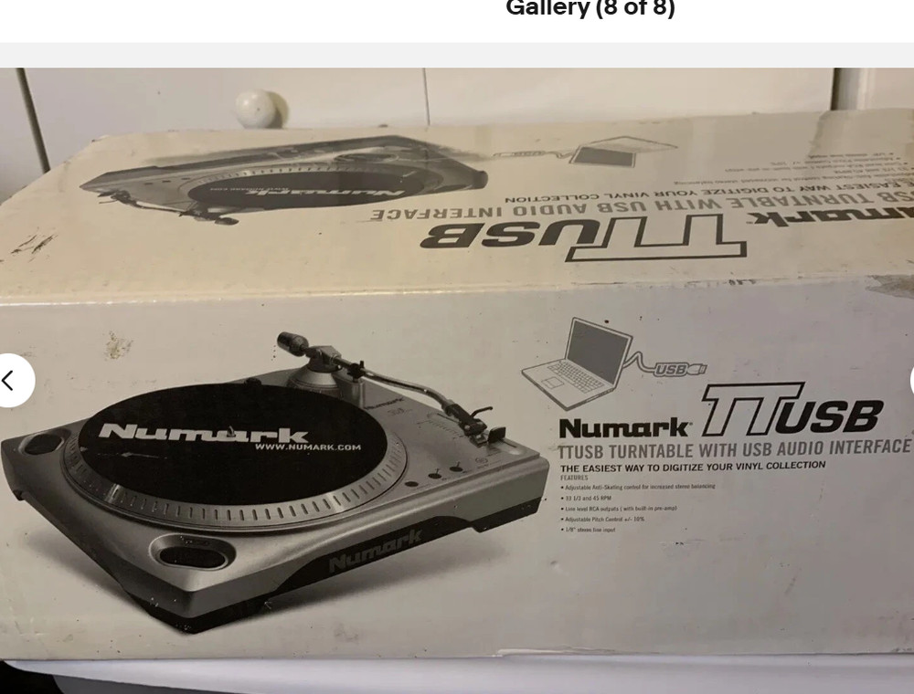 NuMark TTusb Turntable