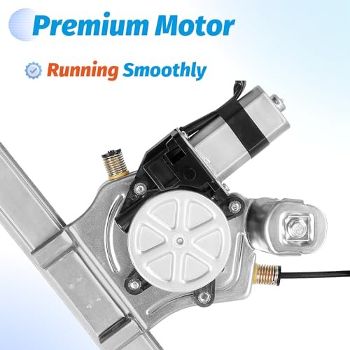 Front Left Driver Side Power Window Regulator with Motor Compatible with Ford