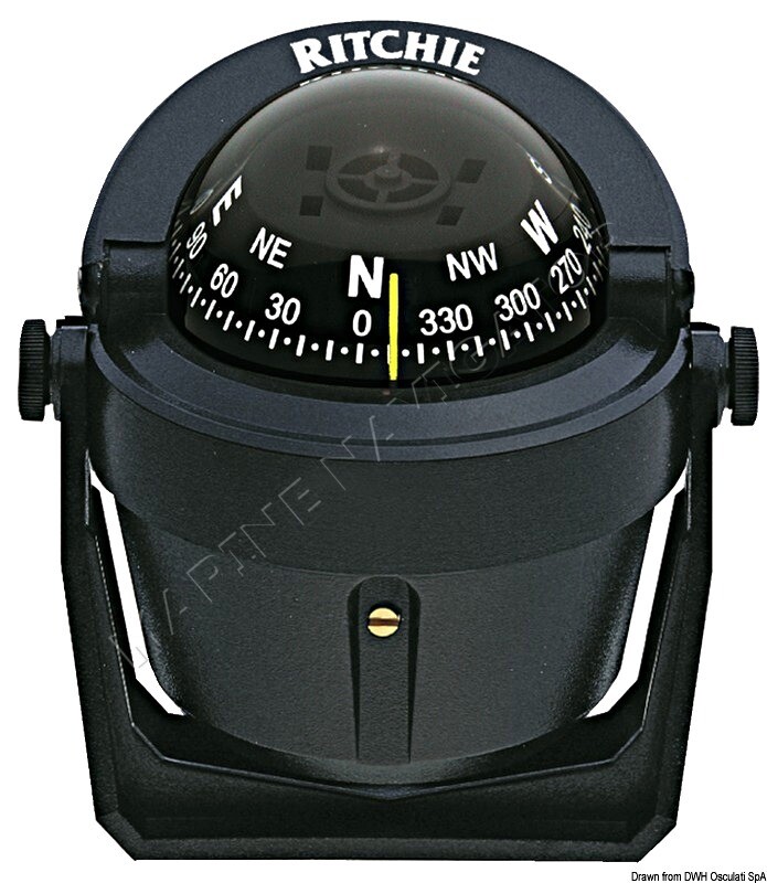 RITCHIE Explorer Compass Bracket 2 Inches 3/4 Black/Black