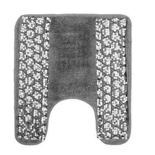 Popular Bath Silver Sinatra Bath Decor 21 x 24in