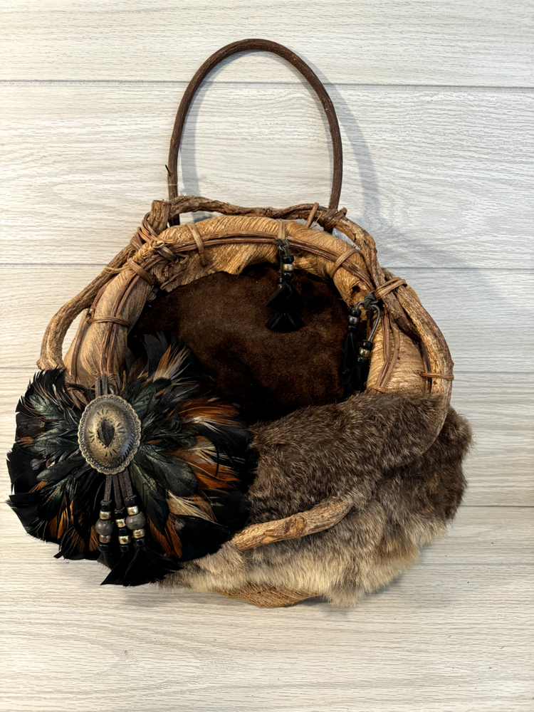 NATIVE AMERICAN SUN SPIRIT BASKET