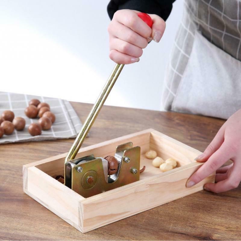 Macadamia Handle Opener Peeling Machine Walnut Tool Nuts Cracker Multipurpose