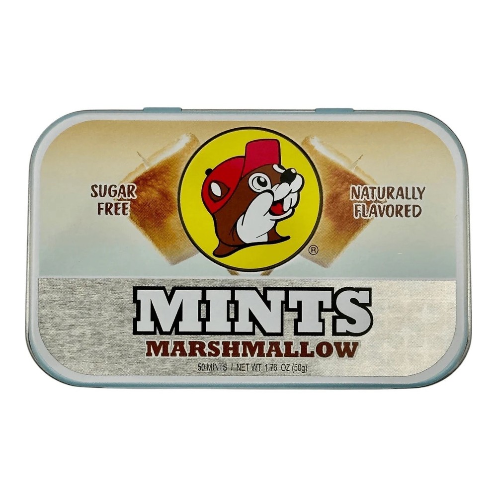 Buc-ee's Mints- Marshmallow (6 Pack)