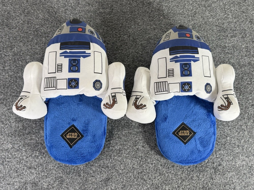 Star Wars R2D2 3D UNISEX SLIPPERS SIZE MEDIUM