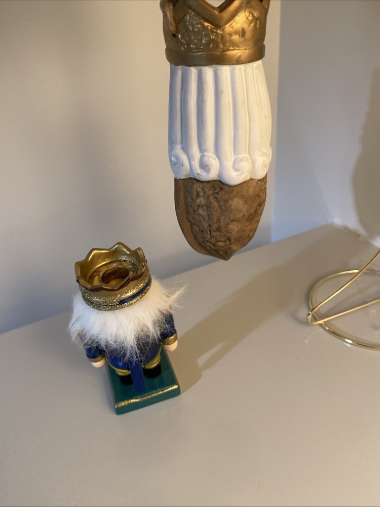 Nutcracker Ornaments Mini 4"x2" And The Nutcracker King Ceramic Candy Container