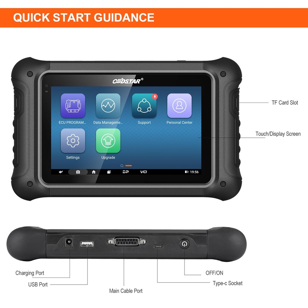 OBDSTAR DC706 EC.U Clone Tool Full Version Plus P003+ and MP001 Set Programmer