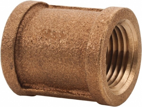Midland Metal 44-411 44411 Marine Grade Bronze 1/4" Coupling Fitting