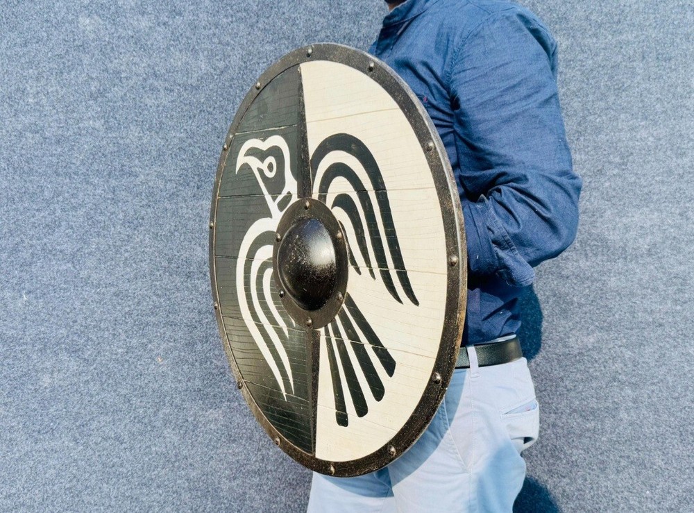 Medieval Eivor Valhalla Authentic Battle Warrior Shield Handmade Gift