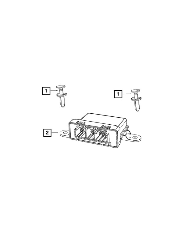 Genuine Mopar Parking Assist Module 68485851AA