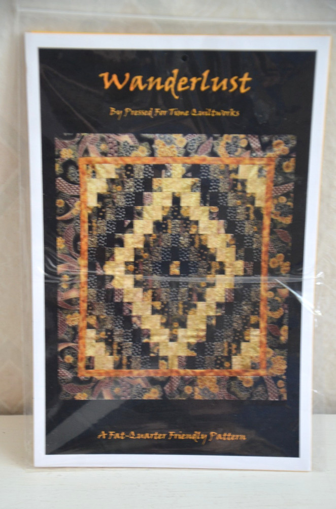 Wanderlust Quilt Pattern, Pressed for Time Quiltworks