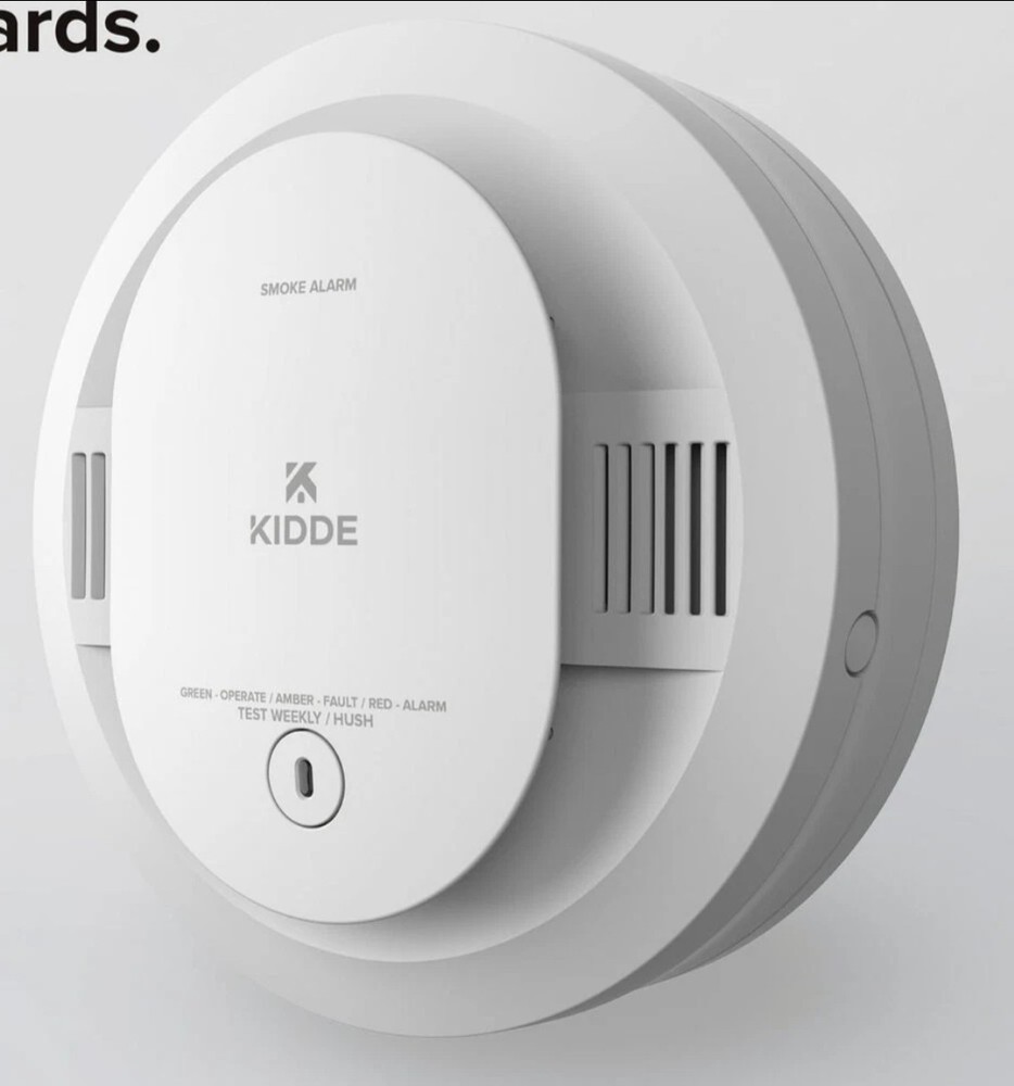 5" Smoke Detector Alarm White AA Battery Powered 20SDR