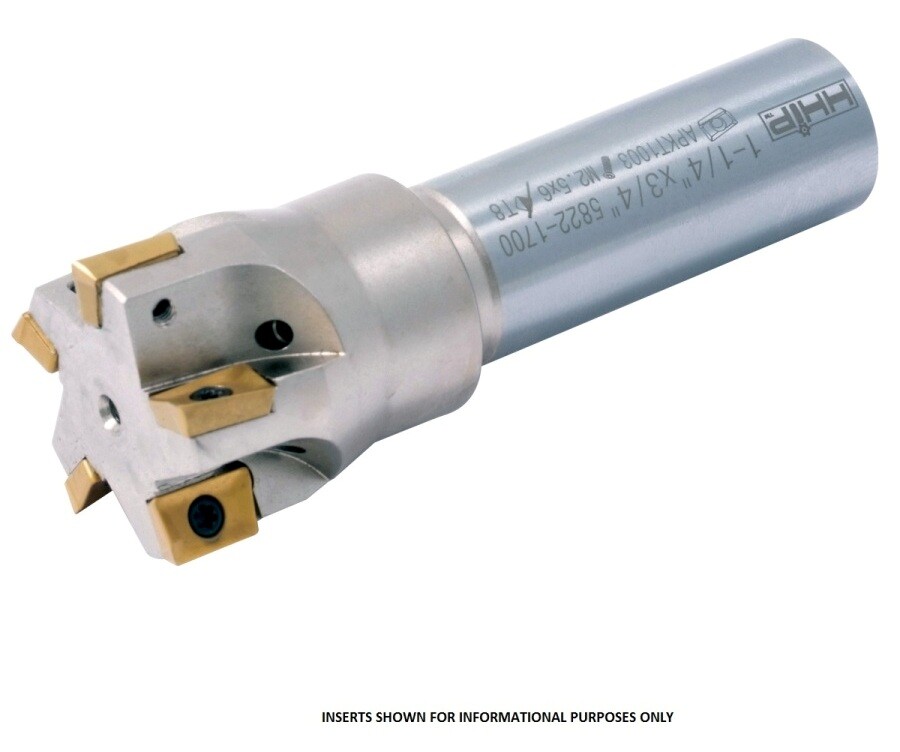 1-1/4" SQUARE SHOULDER COOLANT-THRU INDEXABLE END MILL (5822-1700)